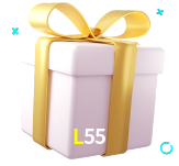 Receba seus bônus de boas-vindas no L55